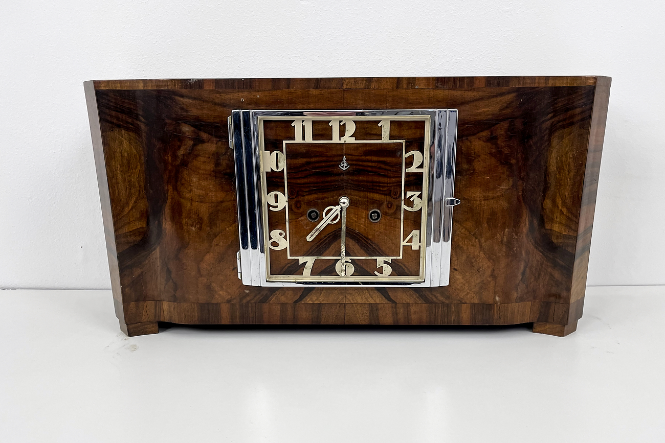 Art Deco Uhr Original Anker Gustav Becker 