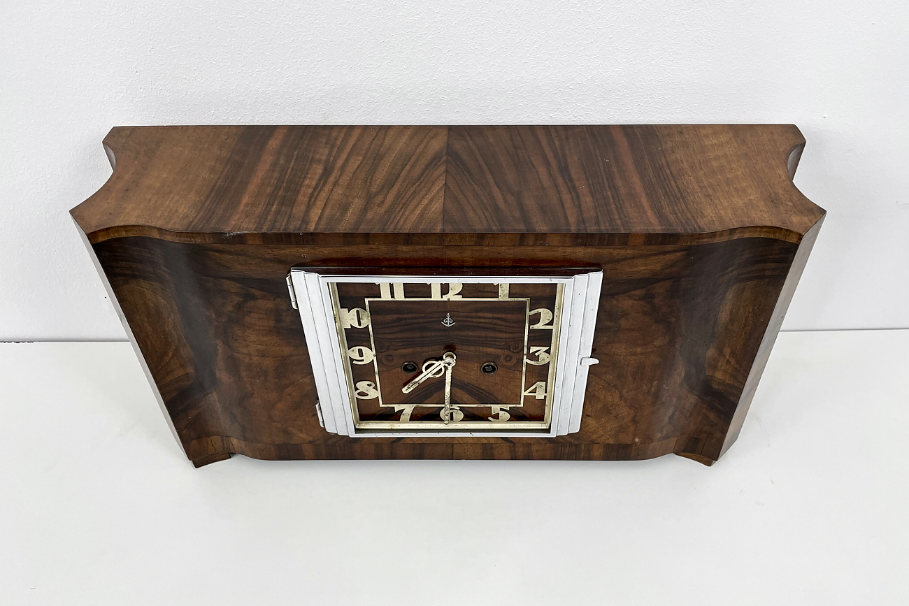 Art Deco Uhr Original Anker Gustav Becker 