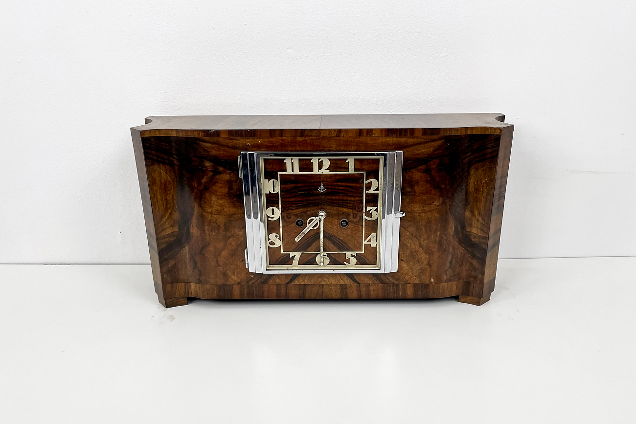 Art Deco Uhr Original Anker Gustav Becker 