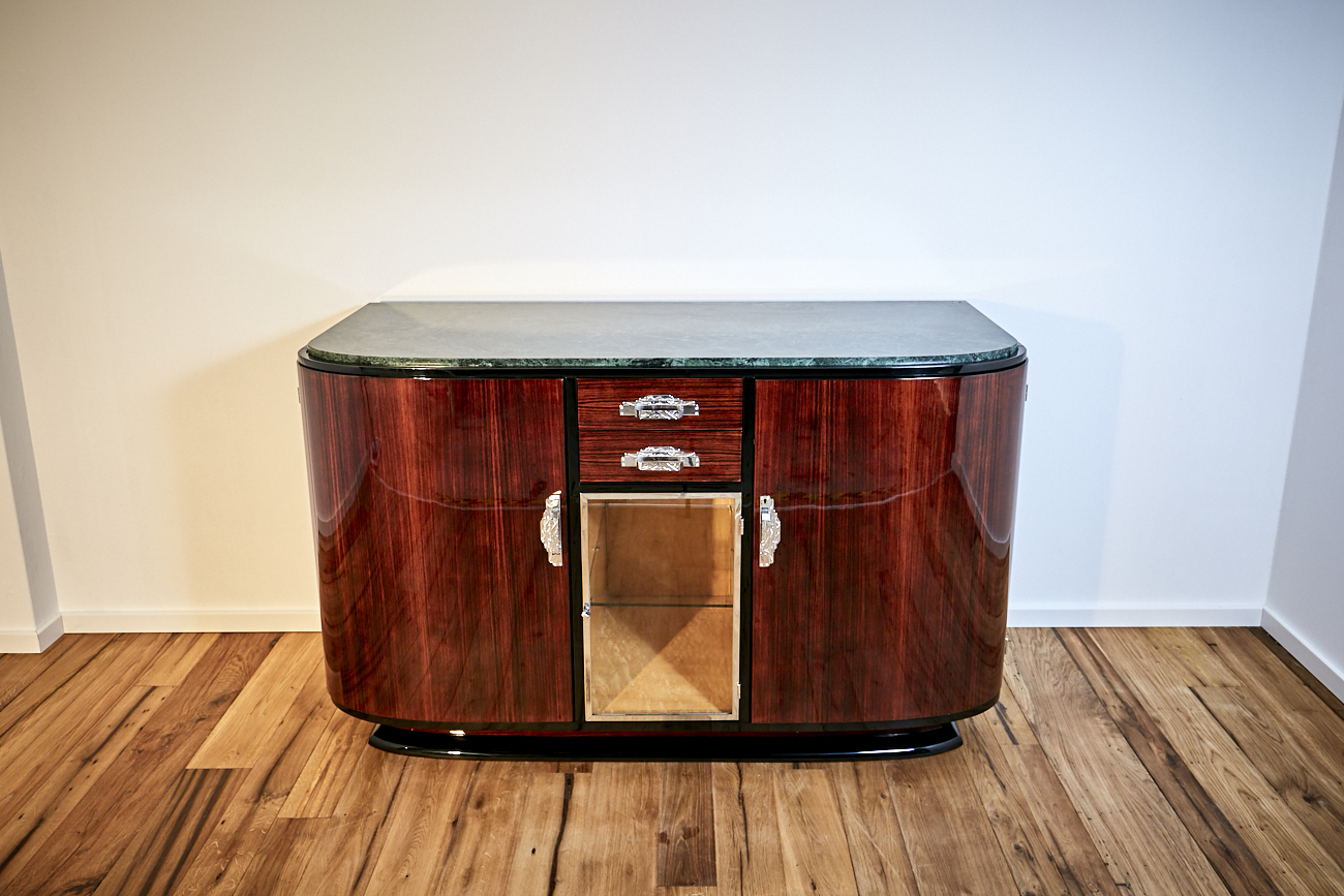 Art Deco Sideboard in Palisander um 1925 aus Frankreich 