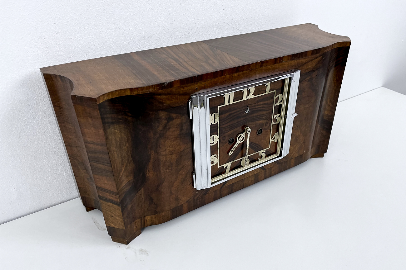 Art Deco Uhr Original Anker Gustav Becker 