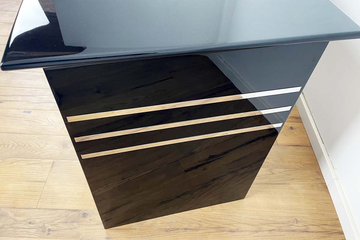 Bauhaus Schreibtisch aus einer alten Druckerei